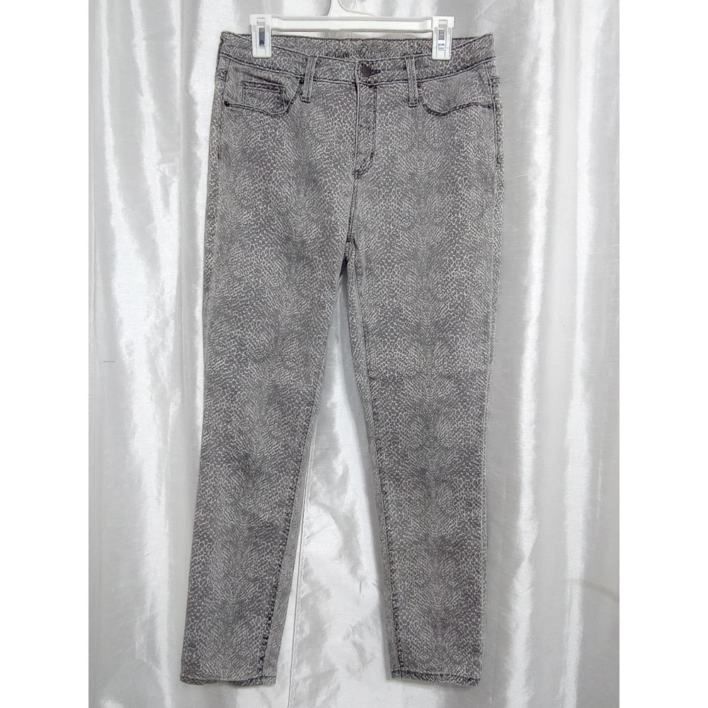 Universal Thread Snake Jeans Python Gray White Pa… - image 6